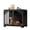 Blcak, variant on Cefftey 31.5" Wooden Dog Crate Furniture, Indoor Dog Kennel Dogs Cage for Small/Medium Dogs, Black