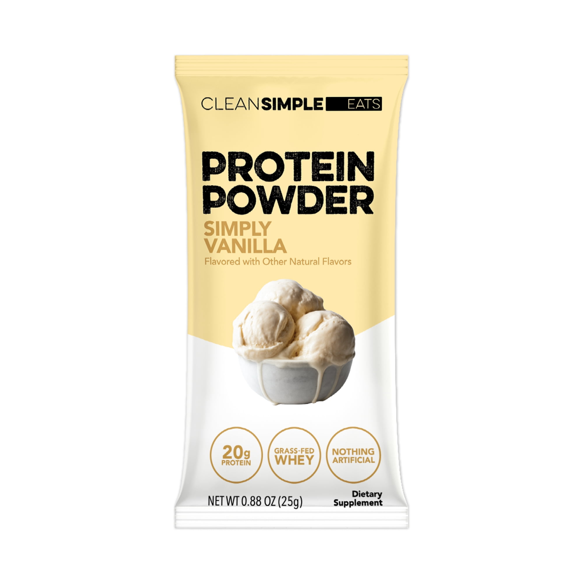Clean Simple Eats Protein Powder Simply Vanilla - 1 Stick Xylitol Free