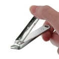 thumbnail image 2 of Unique Bargains 5-piece Set Wave Shaped Pattern Bag Nail Clippers Set Silver Tone, 2 of 7