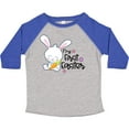 thumbnail image 3 of Inktastic My 1st Easter with Cute Bunny and Carrot Boys or Girls Toddler T-Shirt, 3 of 5