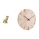 thumbnail image 1 of Adorno De Escultura Artística De Animales Y Reloj De Pared Decorativo De Madera Maciza, Silencioso (sin Tictac), Ideal Para Chimenea, Restaurante U Oficina., 1 of 8