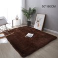 thumbnail image 2 of Washable Fluffy Area Rug Rectangular Anti-Slip Artificial Soft Plush Shag Carpet Home Bedroom Living Room Fluffy Rectangular Anti-Slip Artificial Soft Washable Fluffy Rectangular  Light P, 2 of 7