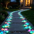 thumbnail image 6 of POLISE Spaces 1000 Pack Glow in the Dark Garden Pebbles Colorful Luminous Stones Solar Powered Waterproof Decor for Outdoor Pathways Landscaping and Aquariums, 6 of 8