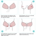 thumbnail image 4 of KyFree 2-Pack Sticky Strapless Push Up Backless Self Adhesive Bra for Women (A to E Cup) with Adhesive Bra, 4 of 7