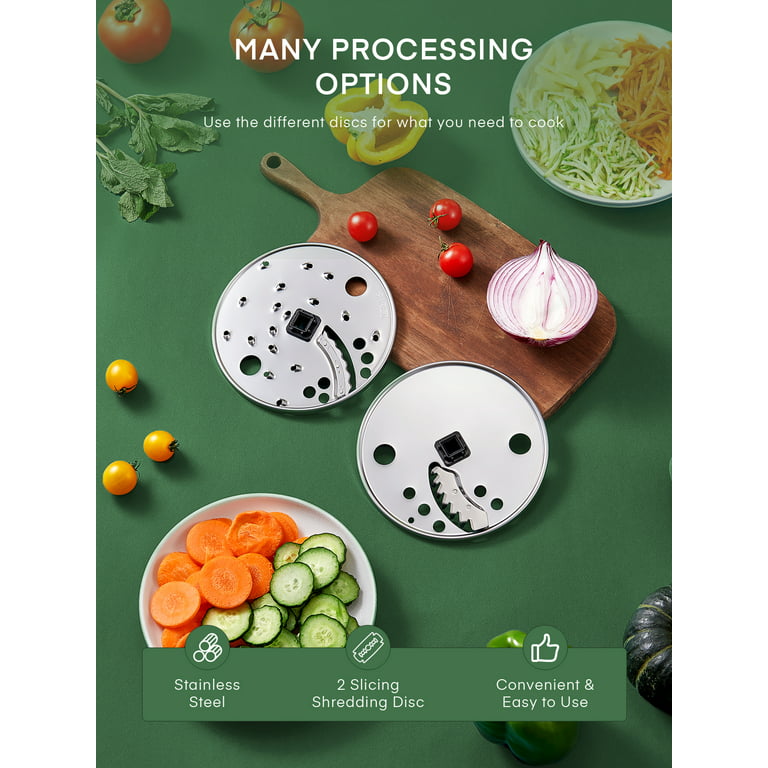 Saladmaster Food Processor Salad Cutter Shredder Grater Stainless 5 blades