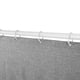 thumbnail image 4 of Cortina de ducha DEKAXID de lino sintético sin laminar, color sólido, impermeable, ligera, hermética y sin agujeros, adecuada para el baño., 4 of 5