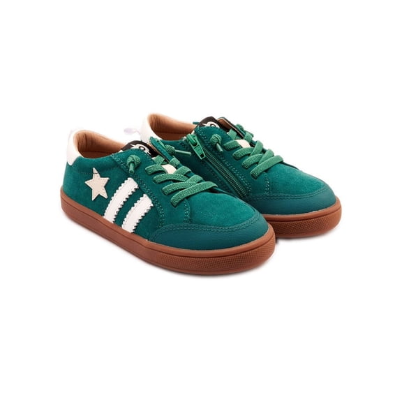 Old Soles Little Kids' WOS Runner Leather & Suede Sneaker