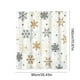 thumbnail image 3 of CaiYueKe Winter Shower Curtains for Bathroom Snowflake Shower Curtain Christmas Bathroom Decor Winter Holiday Washable Durable Fabric Bathroom Curtains 71x35.4 Inch, 3 of 7