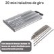 thumbnail image 4 of Juego de minibrocas helicoidales HSS de 0,3 mm-1,6 mm, 20 piezas TUNC Sencillez, 4 of 5