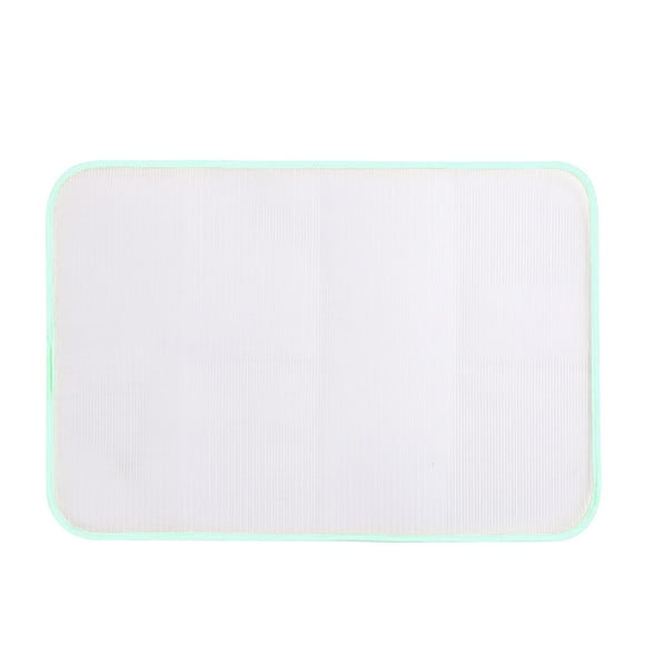 Heat Insulating Ironing Mat Mesh Fabric 30 cm x 50 cm High Temperature Resistant Household Ironing Pad Set of 2