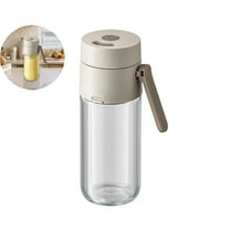WNFJR Glass Seasoning Dispenser with Measuring Lid – Airtight Spice Jar for Kitchen Storage – Salt, Sugar & Herb Shaker Bottle