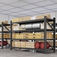 thumbnail image 3 of Fesbos 5000LBS Steel Heavy Duty 4-Tier Garage Shelving Unit, 71"W*24"D*70"H, Adjustable Metal Storage Rack Shelves for Garage, Basement, Warehouse, Industrial Organization, 3 of 9