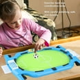 thumbnail image 3 of Mini Tabletop Football, Easy Assembly Table Soccer Game Lightweight Plastic  for Early Education, 3 of 7