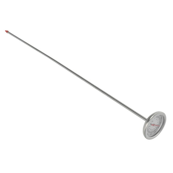 Stainless Steel Soil Thermometer and Moisture Meter with Glass Sensor for Precise Garden and Plant Care Monitoring