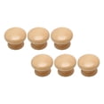 thumbnail image 3 of DOLITY Poignées de Tiroir, Boutons d'Armoire en Bois, Poignée de Commode de Cuisine, Poignées Décoratives 6 Pcs Convexes Rondes, 3 of 9