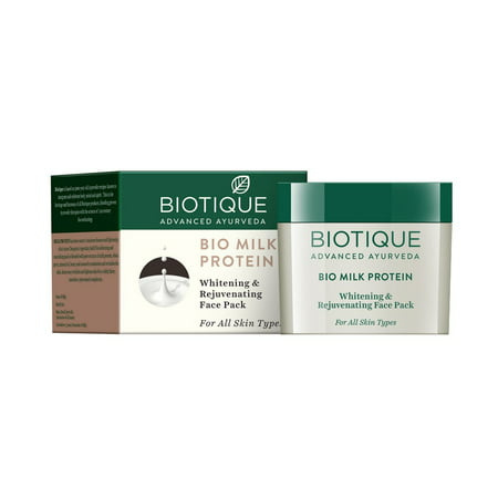 Biotique Bio Milk Protein Whitening & Rejuvenating Face Pack For All Skin Types,