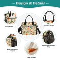 thumbnail image 3 of FORMRS Insulated Lunch Bag Unisex Large Capacity with Shoulder Strap, Leaves Pattern, 3 of 6
