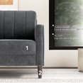 thumbnail image 5 of Bush Home Max 32W Accent Chair in Iron Gray Chenille Fabric, 5 of 7