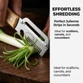 thumbnail image 2 of iHobby RC Multifunctional Vegetable & Fruit Peeler, Stainless Steel Julienne Slicer with Bottle Opener, Ergonomic Wooden Handle for Kitchen, 2 of 7