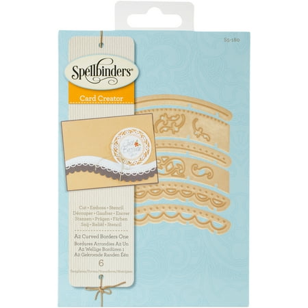 Spellbinders Borderabilities Pendants Dies, A2 Curved #1