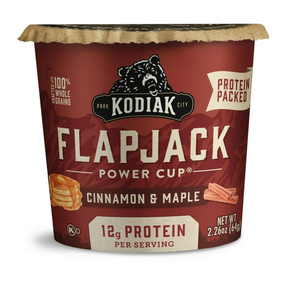 Kodiak Protein-Packed Cinnamon and Maple Flapjack Power Cup, 2.26 oz