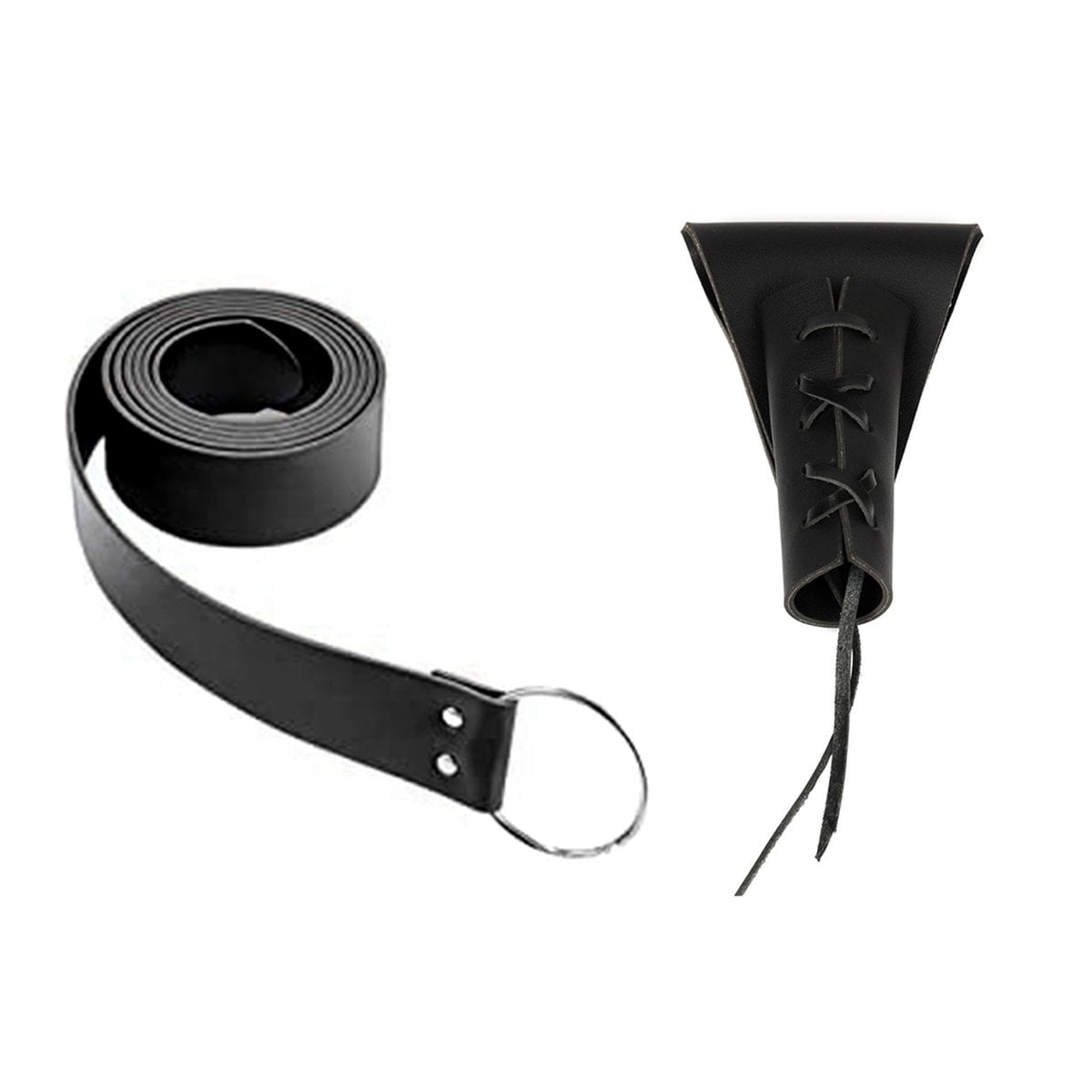 Cinturón De Espada Medieval De Cuero – Portaespada Tipo Rana Para Cosplay, Disfraz De Caballero O Pirata, Accesorio Para Halloween Y Teatro, Ajustable Y Resistente