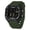 green black, variant on Digital Watches for Men Women Waterproof Unique Rectangle Watch Stopwatch Countdown Alarm Analog Silicone Strap Transparent Case