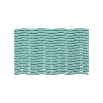 Non-Slip Bathtub Mat with Suction Cups | PVC Shower Floor Pad for Elderly Safety | 27.56 x 14.17 Inch Bath Mat | Gray Blue Green Options