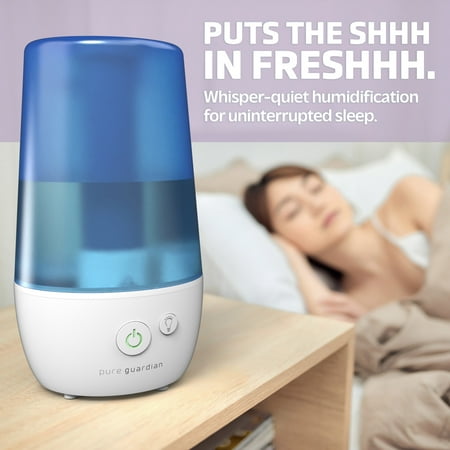 PureGuardian - 1 Gal. Ultrasonic Humidifier - Blue/White