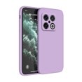 thumbnail image 1 of Luxury Shockproof Phone Case for Oneplus 10 Pro 10T 10R 10Pro 5G Simple Square Liquid Silicone Original Soft Back Cover Housing Purple Oneplus 10T, 1 of 6