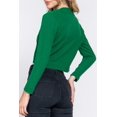 thumbnail image 3 of Women's Long Sleeve Open Front Scallop Finished Sweater Bolero, 3 of 4