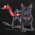 thumbnail image 3 of CafePress - French Bulldog Lover Women's Dark Pajamas - Women's Short Sleeve Print T-Shirt and Pants Dark Cotton Pajama Set, 3 of 7