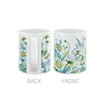 thumbnail image 3 of WIRESTER 11 Oz Ceramic Tea Cup Coffee Mug With Handgrip for Gifts, Daisies Flowers, 3 of 7