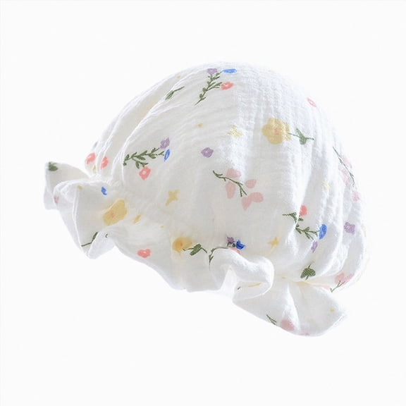 mgoYE Baby Girls Boys Cotton Bonnet Newborn Infant Soft Breathable Cap Sun Protection Hat(Sky Blue,0-12 Months)