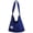 Blue, variant on Women's Retro Large Size Canvas Shoulder Bag Hobo Crossbody Handbag Casual Tote