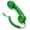 Green, variant on Retro Ring Phone Handset, Retro Ring for Cell Phones, Vintage Phone Receiver with Microphone and Speaker for Smartphones