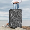 thumbnail image 7 of Fuzoiu Snake Print Suitcase Cover,Washable Luggage Covers for Suitcase,Elastic Luggage Protector Cover,Scratch Resistant Travel Suitcase Covers-X-Large, 7 of 7