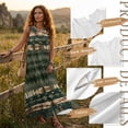 thumbnail image 6 of Xoenoiee Aztec Southwest American Tribal Tie Dye Print Women's Maxi Dresses with Pockets 2026 Summer Spring, Casual Boho Beach Long Sundress, Cotton Linen Sleeveless Tank Dress Vacation Outfits, M, 6 of 7