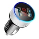 thumbnail image 3 of Adaptador de cargador de coche con dos puertos USB, carga rápida para teléfonos inteligentes y cámaras Plata, 3 of 8