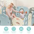 Costway Kids Baby Playpen 14 Panel Activity Center Safety Play Yard