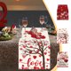 thumbnail image 1 of Camino de Mesa de San Valentín, Mantel Supersuave para Catering, Bodas, Cocinas, Fiestas, Vacaciones, Picnics, Decoración Del Hogar, 13 X 72 Pulgadas de Largo, Textura Romántica con Diseño de Corazón, 1 of 6