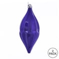 thumbnail image 3 of Vickerman 10" Purple Candy Glitter Shuttle Christmas Ornament, Pack of 2, 3 of 3