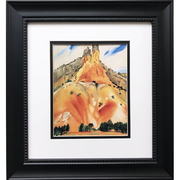Georgia O'Keeffe "The Cliff Chimneys" Art Print Custom Framed New Generic