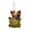 thumbnail image 4 of Adornos para cachorros,Adornos colgantes de acrílico para coche con forma de cachorro,Adornos colgantes para el coche,artesanías resistentes y encantadoras,Accesorios para espejos, 4 of 8