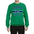 thumbnail image 2 of Wild Bobby City of Washington Hockey Fantasy Fan Sports Unisex Crewneck Sweatshirt, Kelly, 5X-Large, 2 of 5