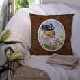 thumbnail image 3 of Carolines Treasures 7106PW1414 Jack Russell Terrier Fabric Decorative Pillow  14Hx14W multicolor, 3 of 4