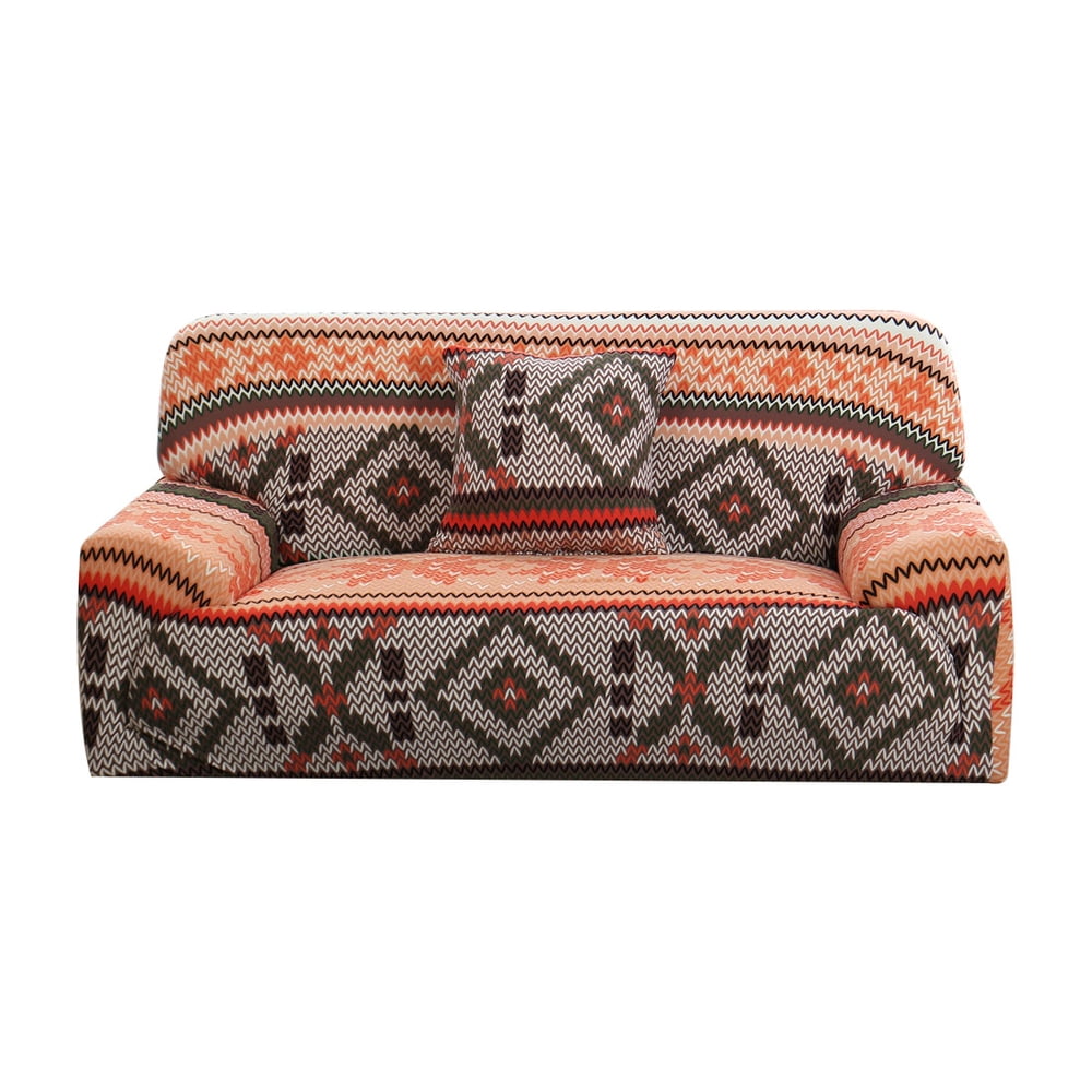 Unique Bargains 1Piece Traditional Pattern Stretch Sofa Slipcover, 15