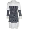 thumbnail image 2 of bar III Womens Smocked Bodycon Dress, Blue, Large, 2 of 3
