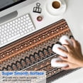 thumbnail image 4 of Long Mouse Pads for Desk,Black Geometric and Floral Pattern Desk Mats on Top Of Desks, Desk Mouse Pad Extra Large with 3mm Non-Slip Base and Stitched Edge for Gaming,Office,Work,Home 31.5"x15.7", 4 of 6
