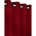 thumbnail image 2 of Curtain Jaquard Panel 2Pk 84L Ultimate Blackout Red, 2 of 2